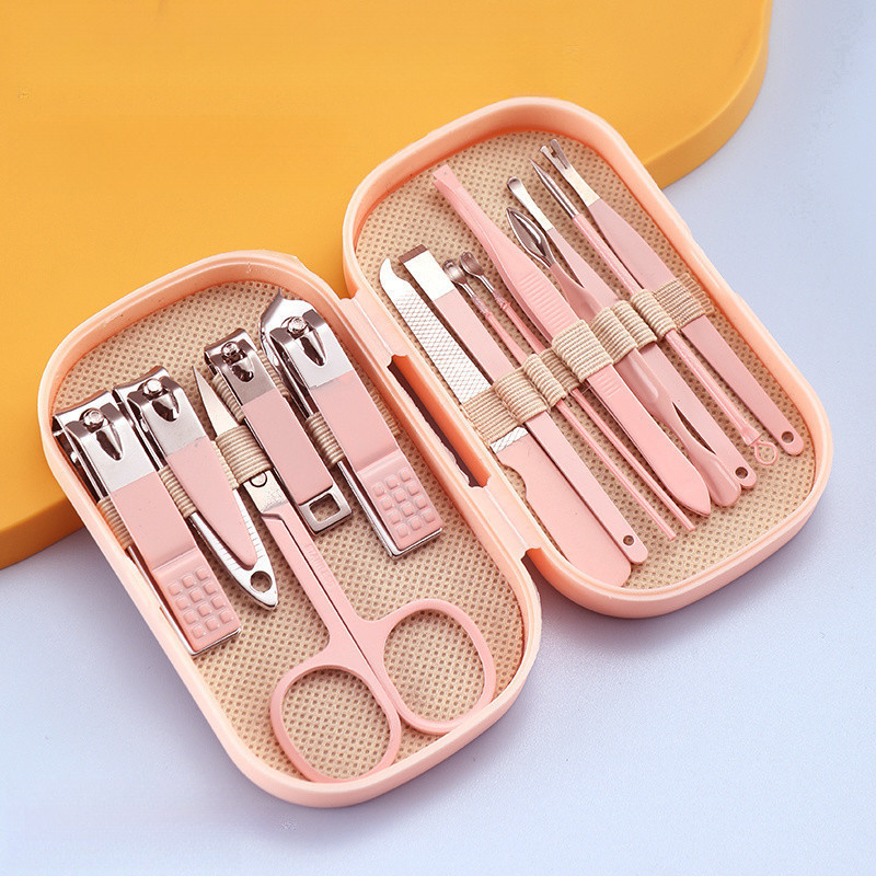 ชุดกรรไกรตัดเล็บแบบพกพา/ชุดตัดเล็บที่บ้าน/ชุดกรรไกรตัดเล็บและขนจมูก