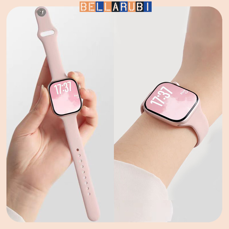 สายยางกีฬา Slim Fit for Apple Watch IWatch Ultra/SE 3 2 Series 11 10 9 8 7 49 มม. 46 มม. 45 มม. 44 มม. 42 มม. 40 มม.