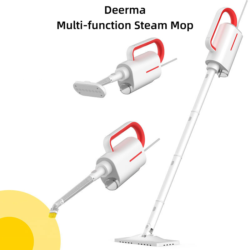 Deerma Steam Mop เครื่องทําความสะอาดอุณหภูมิสูงในครัวเรือนไฟฟ้ามือถือ Mopping ทําความสะอาดพื้น Mopping Handy เครื่องมือแบบมีสาย