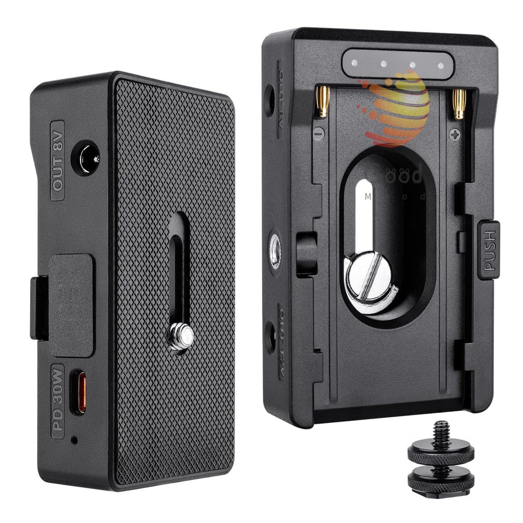 Np-f550 F750 F970 สกรู Np-f550 F750 Usb-c 30w Pd นิ้วสกรู Np-f550 แบตเตอรี่โลหะแบตเตอรี่ Np-f 4k 6k 