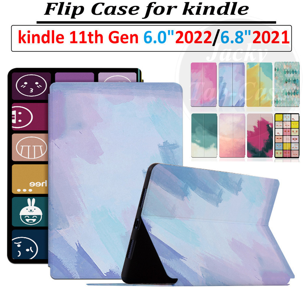 สําหรับ kindle 11th Generation 2022 2024 Released 6.0 "C2V2L3 E-book Flip Stand Case Paperwhite 5 M2