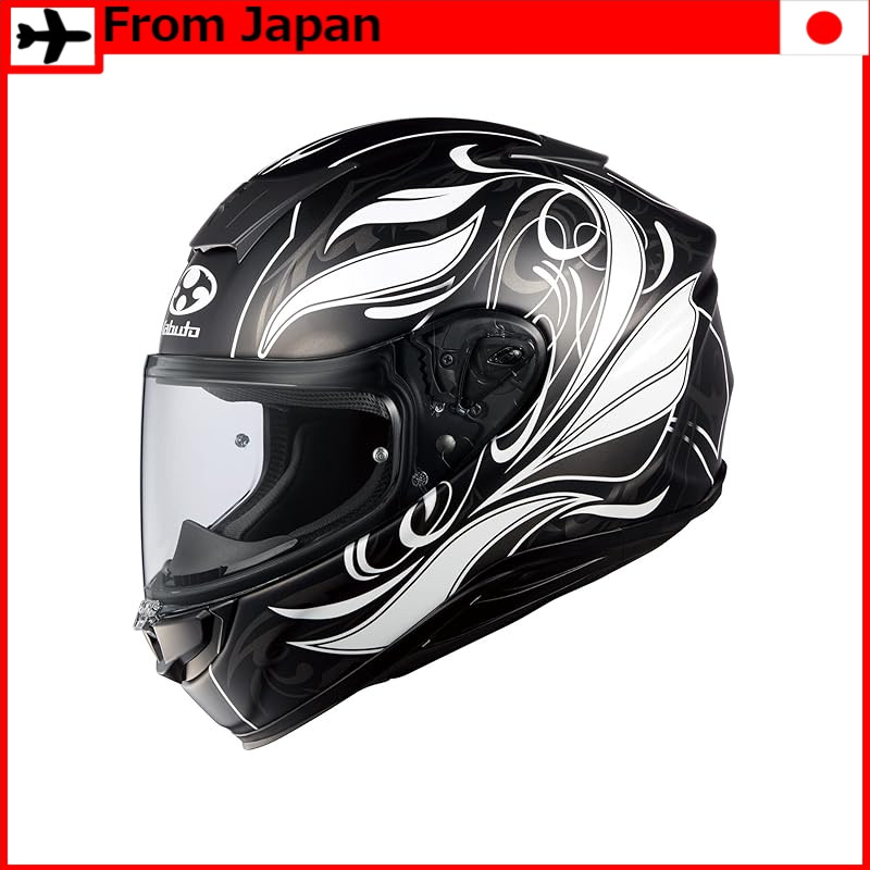 OGK KABUTO AEROBLADE6 ELFI Full Face Motorcycle Helmet - Flat Black