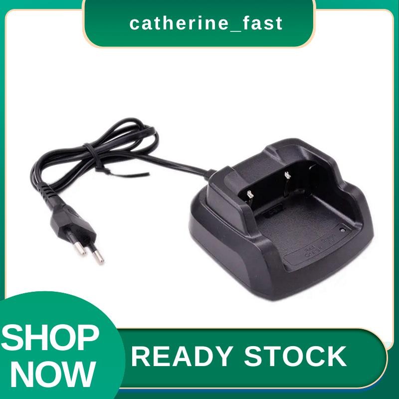 In Stock Fast Charge C-51 แท่นชาร์จเดสก์ท็อปสําหรับ UV-K5/UV-K6/UV-K58/UV-5R PLUS, ปลั๊ก EU