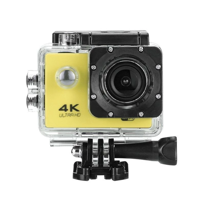 กล้องบันทึกหมวกกันน็อคมอเตอร์ไซค์ 4K HD กันสั่น กล้องกีฬา 360 องศา กล้องติดศีรษะ thumbnail 8