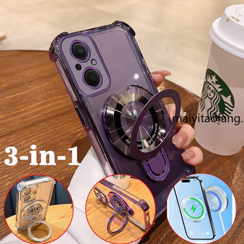 [3 In 1]เคสสําหรับRealme C67 C65 4G Softcaseซิลิโคนกันกระแทกปกการออกแบบใหม่ความงามเชือกเส้นเล็กกระจกแต่งหน้าพร้อมที่วางSJSFDD04 - รูปที่ 4