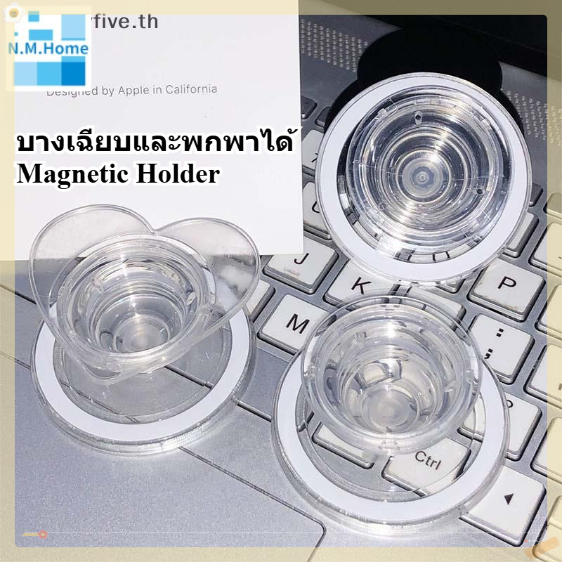 ขยายขาตั้ง อุปกรณ์เสริมโทรศัพท์ Grip Socket Finger Ring Holder สําหรับ IPhone 15 14 13 Pro Max MagSafe Stand Mount