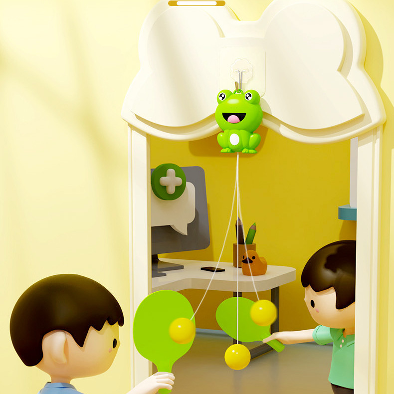 ฝึกปิงปอง ปิงปองฝึกทักษะ​ ของเล่นตีปิงปอง ฝึกสายตาและการตอบสนอ ของเล่นเด็ก - รูปที่ 5