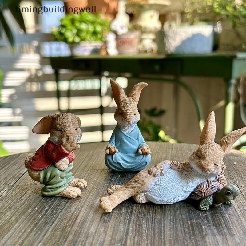 Twth 3 ชิ้น/เซ็ต Garden Figurines หม้อตกแต่ง Figurines อีสเตอร์ Hankah วันขอบคุณพระเจ้าเครื่องประดับ Desktop Home QDD