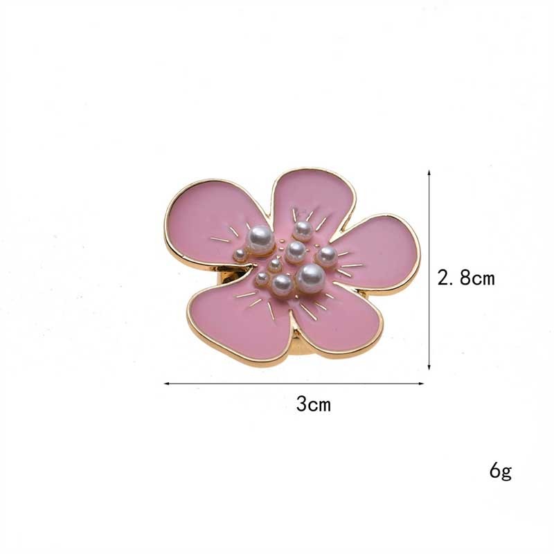 ชุดปุ่มเสื้อผู้หญิงsununnyyuan ชุดน้ํามันหยดดอกไม้ Cufflink Neckline ตกแต่งปุ่ม ราคา ถูกที่สุด ดีลบีเคเค แกลเลอรีภาพที่ 7