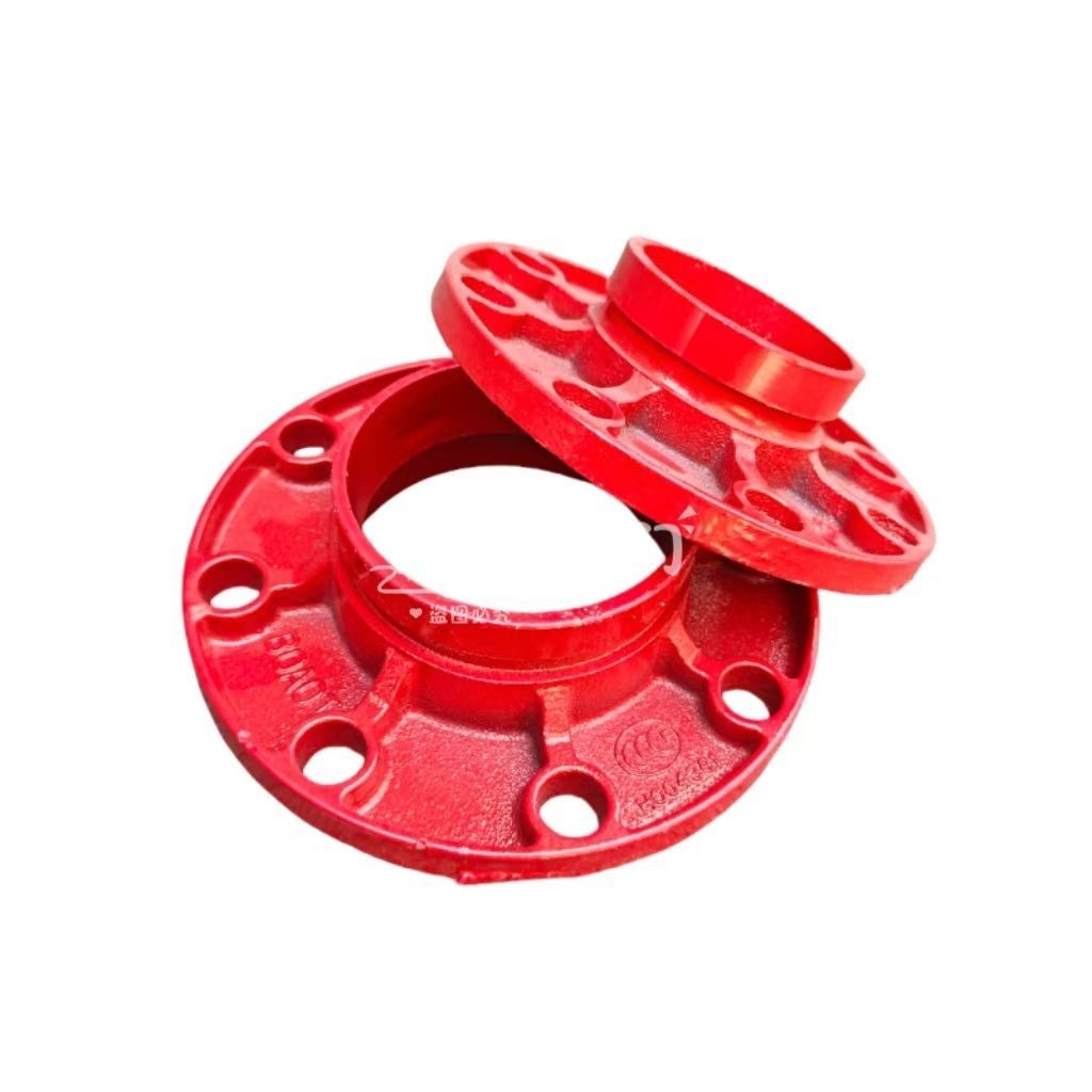 Firefighting Groove Flange Conversion Flange Straight Coupling Clamp Pipe Fittings Steel DN100 114 1