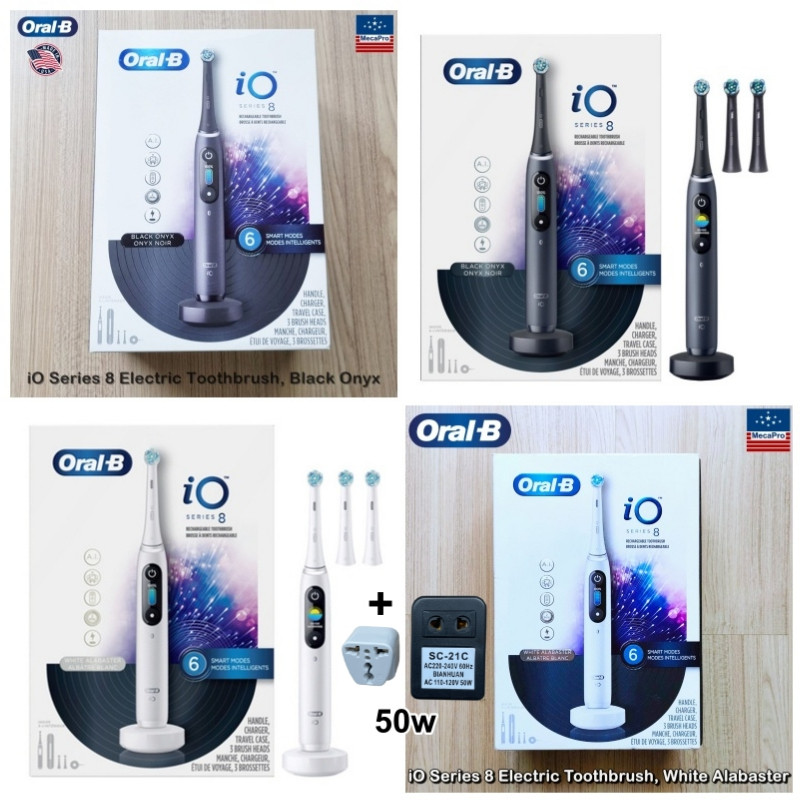 Oral-B® iO Series 8 Electric Toothbrush 6 Smart Modes Intelligents ออรัลบี แปรงสีฟันไฟฟ้า 6 โหมดอัจฉ
