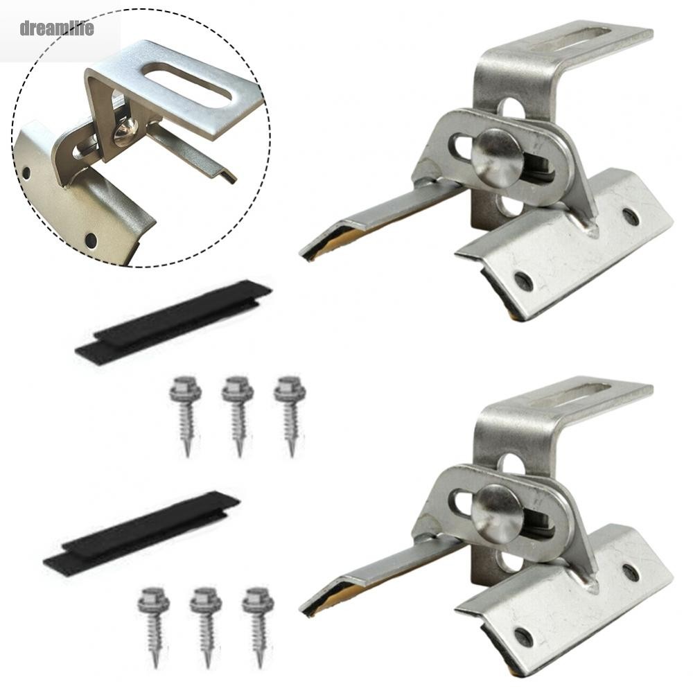 Solar Clamp Mounts Clamp Solar PV Cable Clip อุปกรณ์เสริมพลังงานแสงอาทิตย์สแตนเลส