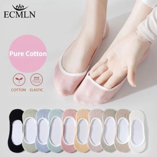 ถุงเท้าผู้หญิงรองเท้าแตะปากตื้นผ้าฝ้ายแท้ถุงเท้าหญิงด้านล่าง…