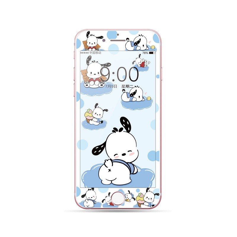 การ์ตูนคลุมทั้งหมดกระจกนิรภัยป้องกันหน้าจอสําหรับ iPhone iphone6 6s iphone7 iphone8 plus iPhone 4 4s 5 5s se 6 7 8 i6 i7 i8 se2 4.7 5.5 นิ้ว ราคา ถูกที่สุด ดีลบีเคเค แกลเลอรีภาพที่ 9
