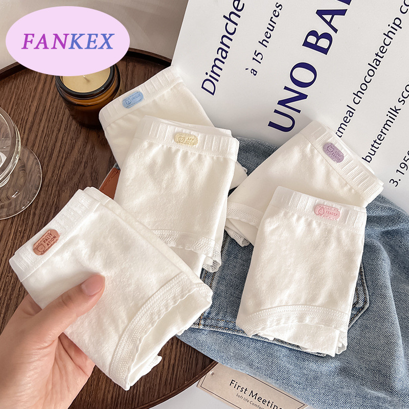 ไม่มีรอยต่อ-ผ้าฝ้าย 100% ชุดชั้นในสตรี-กลางเอวสบายชุดชั้นในต้านเชื้อแบคทีเรีย-ผ้าฝ้ายแท้ด้านในเกียร์-ผ้าระบายอากาศ