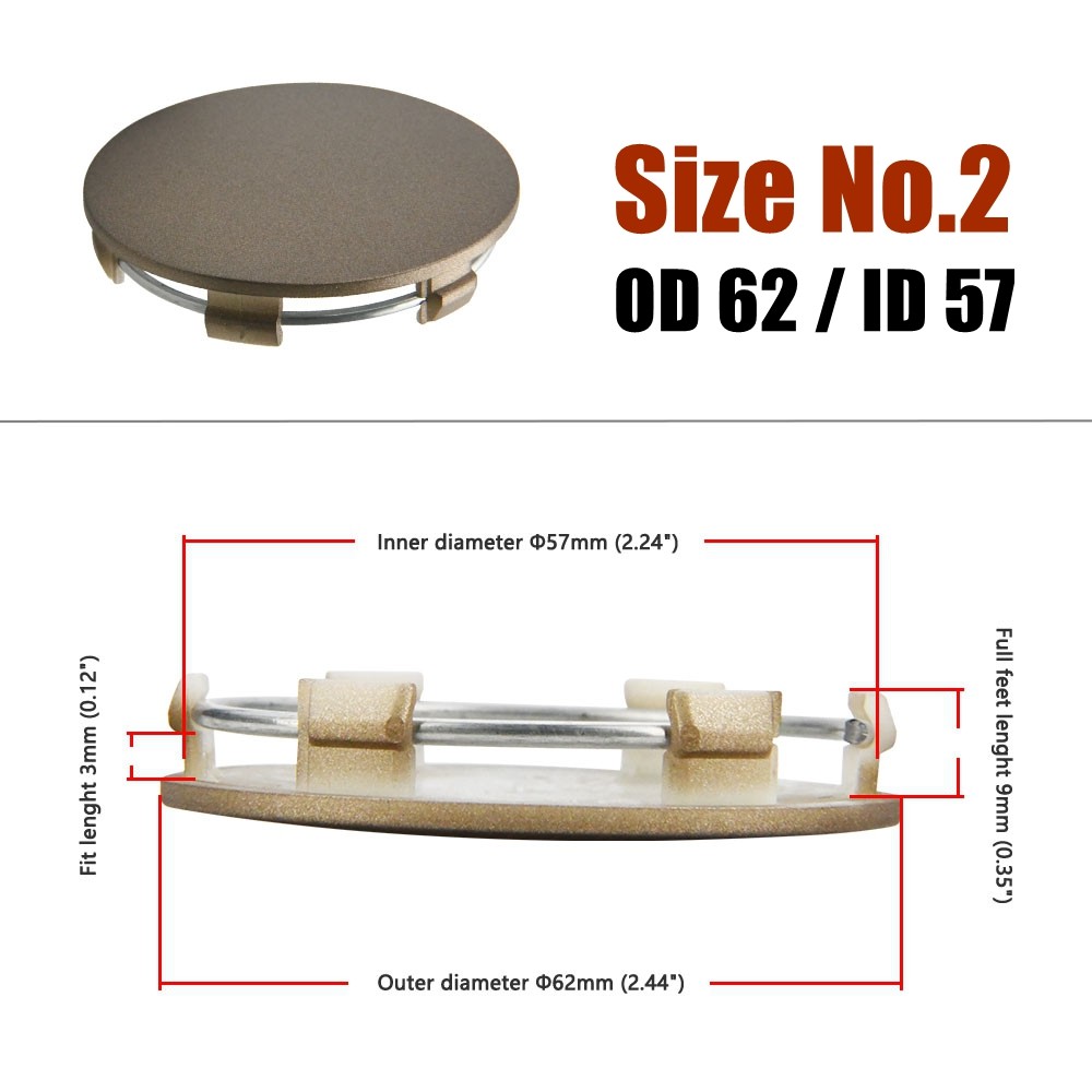 4ตัว ว่างเปล่า โลโก้ ฝาครอบดุมล้อ 60มม ฝาปิดดุมล้อ 62มม ฝาครอบล้อ 65มม ฝาดุมล้อ 68มม ดุมล้อรถยนต์  70มม 83มม