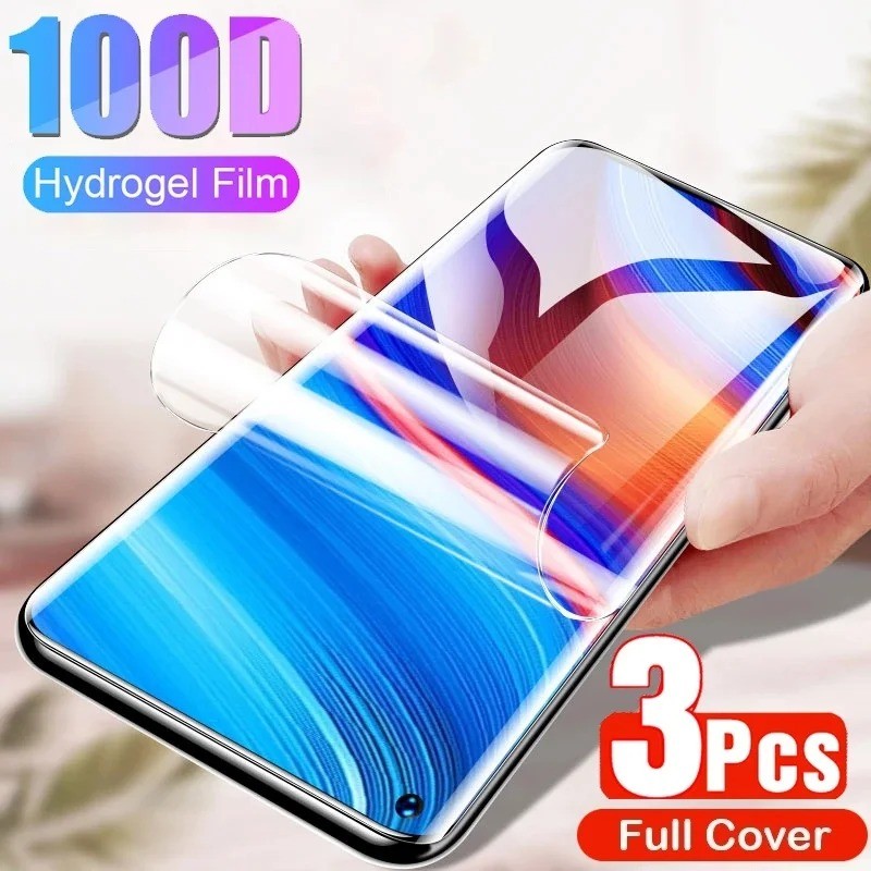 ‌3pcs HD Bubble ฟรี Hydrogel สําหรับ Redmi หมายเหตุ 11T 11SE 11S 11R 11E 11 10 10S 10T 9S 9T 9 8T 8 