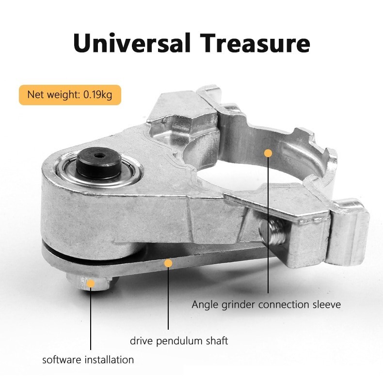 อุปกรณ์แปลงมุม สำหรับเครื่องขัดมุม ใช้ได้หลายแบบ ติดตั้งง่าย ช่วยให้ทำงานได้เร็วขึ้น ใช้กับการตัดเหล็กและขัดพื้นผิว ทนทา - รูปที่ 5