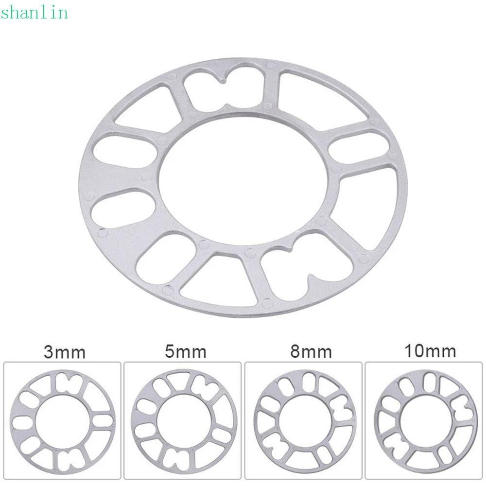 Shanlin อะแดปเตอร์ล้อรถยนต์ โลหะผสมอลูมิเนียม 3 มม. 5 มม. 8 มม. 10 มม. 4x100 4x114.3 5x100 5x108 5x1