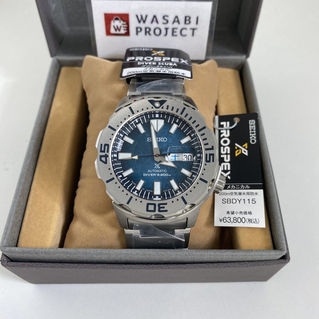 [Authentic★Direct from Japan] SEIKO SBDY115 Unused PROSPEX DIVER Automatic Hardlex Blue SS Men Wrist Watch นาฬิกาข้อมือ
