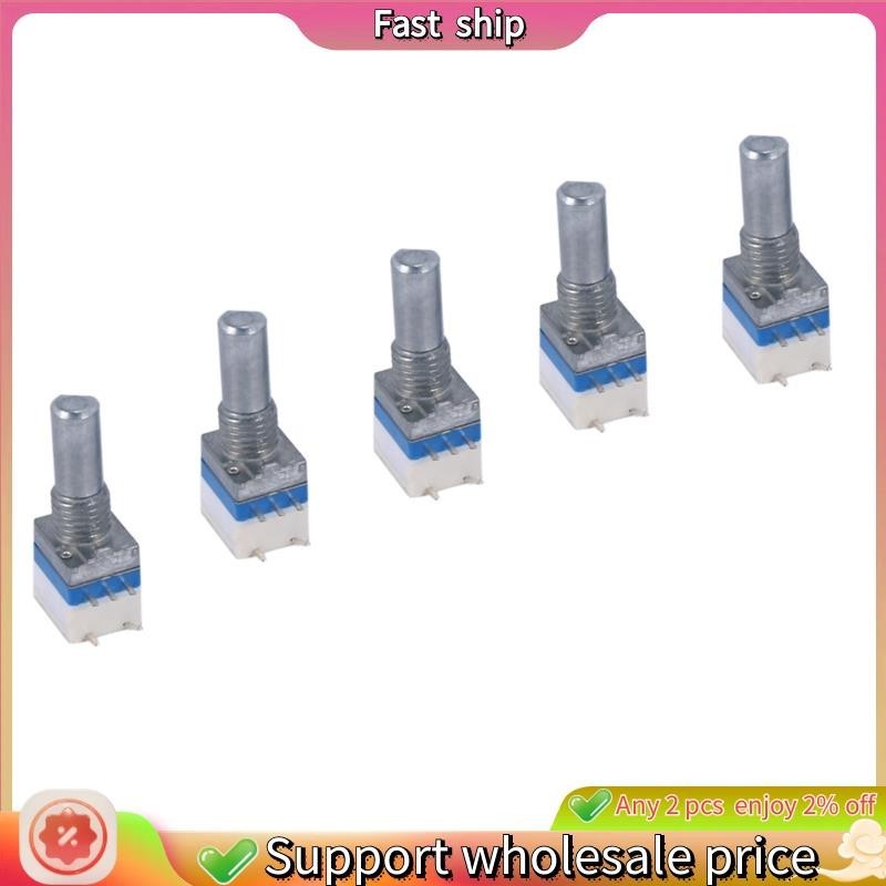 Fast ship- สวิตช์ลูกบิดปรับระดับเสียง แบบเปลี่ยน สําหรับวิทยุสื่อสาร BF-888S UV-5R UV-82 5 ชิ้น
