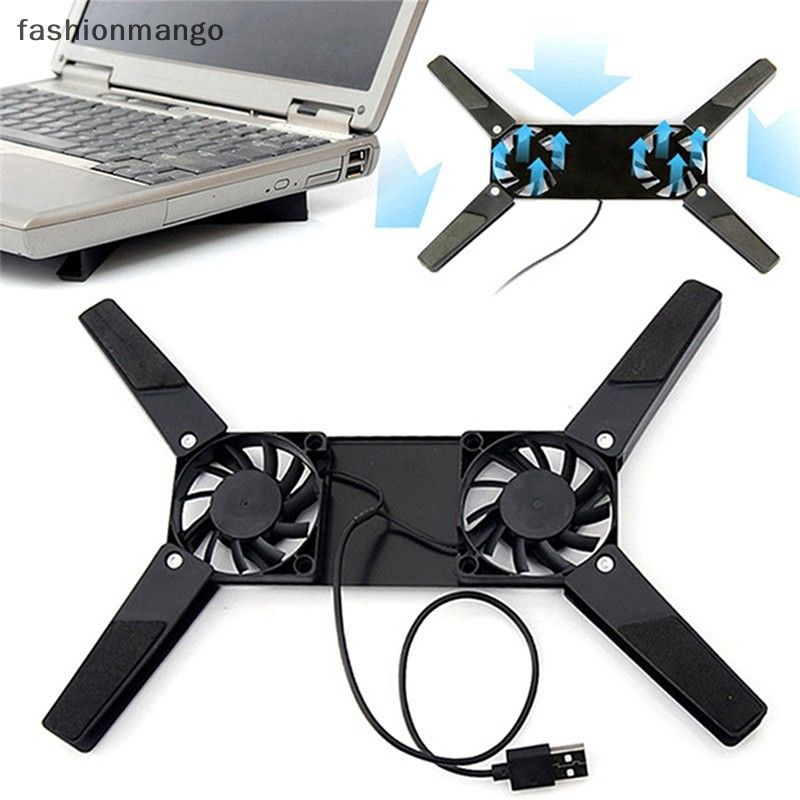 [fashionmango] ใหม่ พัดลมระบายความร้อน รูปปลาหมึก ขนาดเล็ก พับได้ USB สําหรับแล็ปท็อป โน้ตบุ๊ก 7 นิ้ว -15 นิ้ว