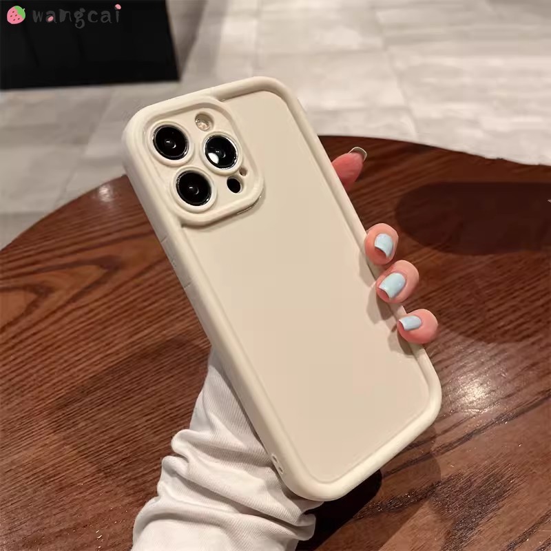 เคสโทรศัพท์มือถือ ซิลิโคนนิ่ม ผิวด้าน หนา กันกระแทก 3D สีพื้น เรียบง่าย สําหรับ Redmi Note 9 8 7 K30