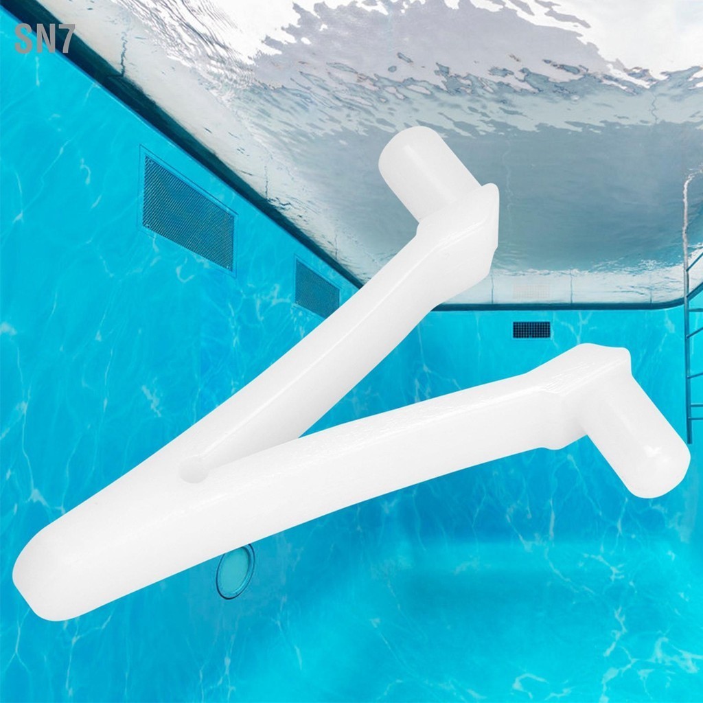 SN7 6 ชิ้นสระว่ายน้ำ Supply ผีเสื้อ V คลิปสำหรับสระว่ายน้ำสปาแปรง Leaf Rake Skimmer หัวสูญญากาศ