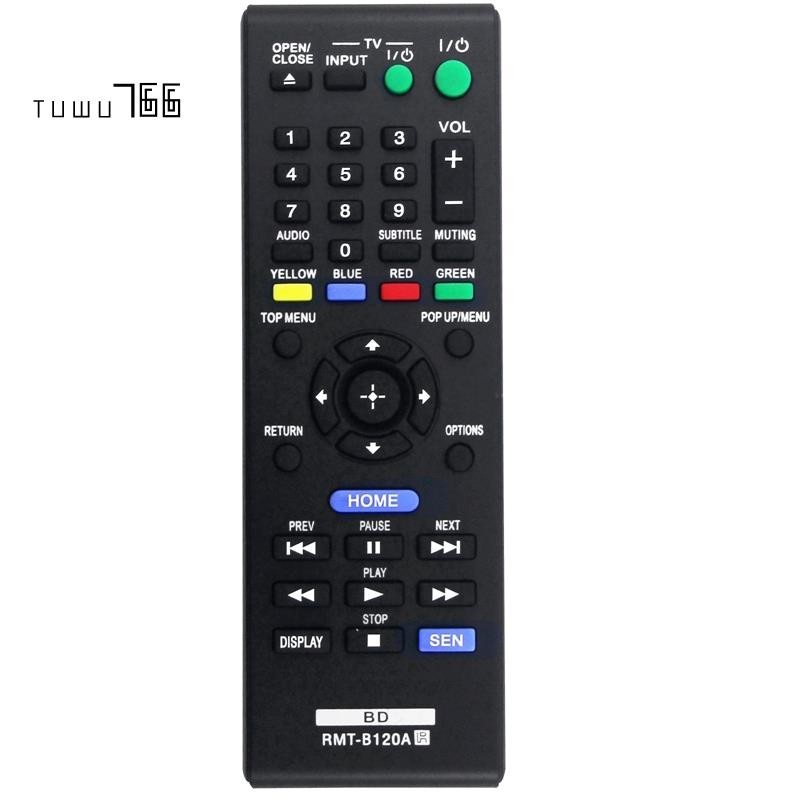 [tuwu766] รีโมตคอนโทรล เครื่องเล่น DVD บลูเรย์ 3D B120A แบบเปลี่ยน สีดํา 1 ชิ้น -S5100 -S1100 -S3100 -S190 -S590