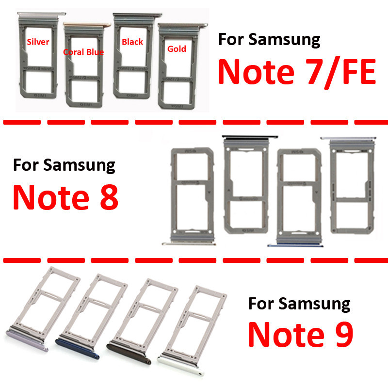 อะแดปเตอร์ถาดซิมการ์ด Micro SD สําหรับ Samsung Galaxy Note 8 9 7 FE N935 N950 N960