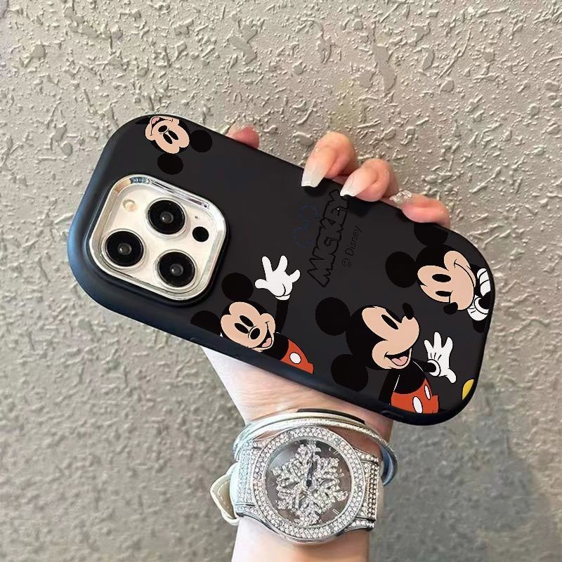 Mickey Mouse เคสโทรศัพท์ซิลิโคนอ่อนนุ่มสําหรับ Apple iPhone 15/16promax 14pro 13/12promax Xsmax 6/6plus