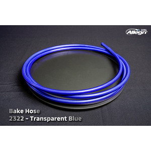 สายเบรค Allegri สีน้ำเงินใส (Transparent Blue) สายถักทนความร้อนได้สูง ลดอาการเบรคเฟด (หากไม่ต้องตัดสายกรุณาแจ้งแอดมิน)