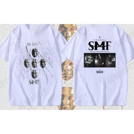 2024newhot เสื้อยืดพิมพ์ลายแฟชั่น เสื้อวง SMF หินเหล็กไฟ Size S-5XL