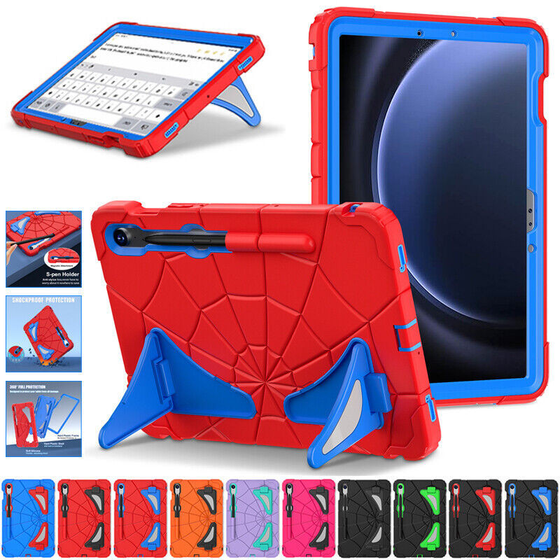 เคสโทรศัพท์มือถือ กันกระแทก พร้อมขาตั้ง สําหรับ Samsung Galaxy Tab S7 S8 S9 FE 11.0 T870 X700 X710 S