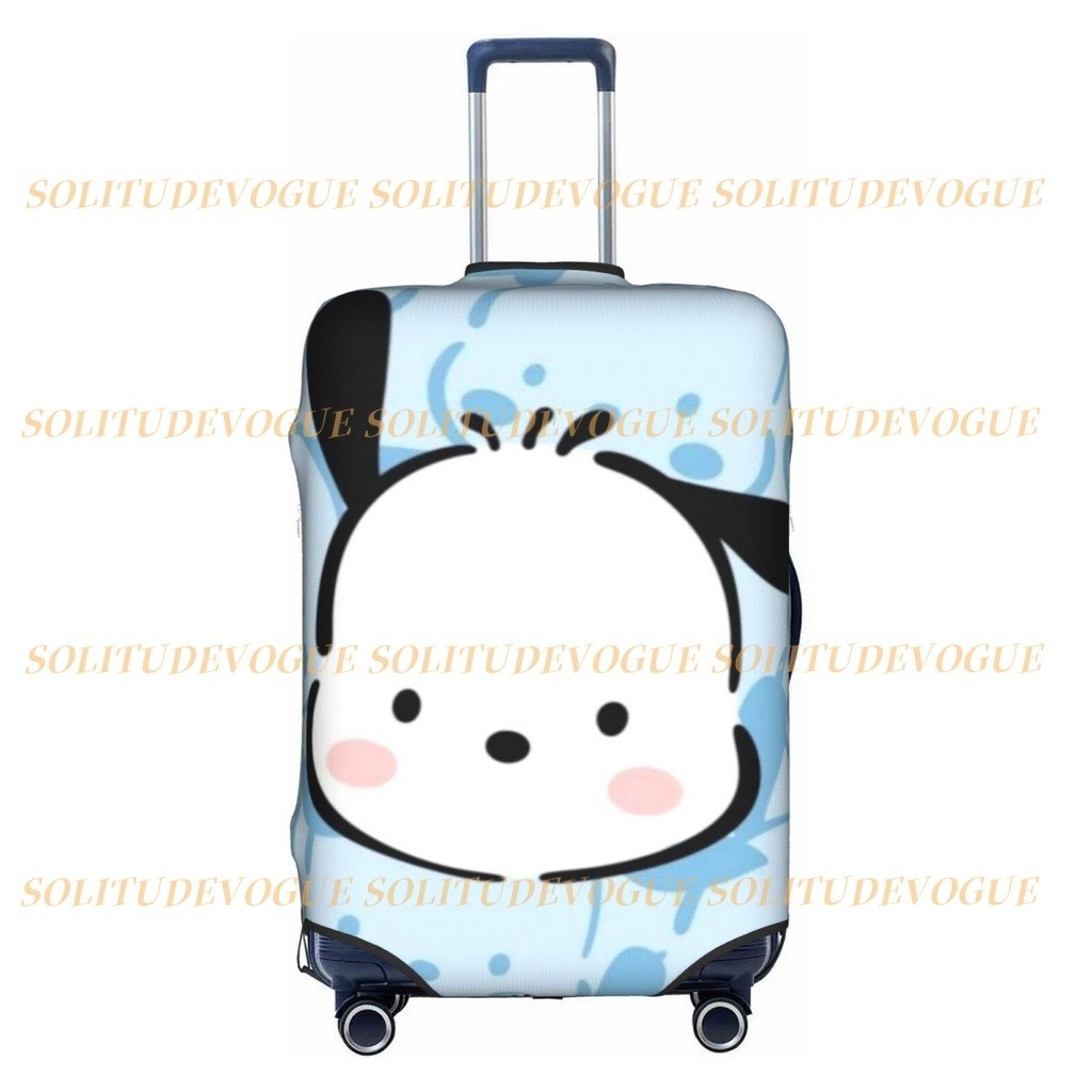 Sanrio Pochacco ฝาครอบกระเป ๋ าเดินทางหนา Protector กระเป ๋ าเดินทางยืดหยุ ่ นสูง Spandex ฝาครอบป ้ องกัน - รูปที่ 3
