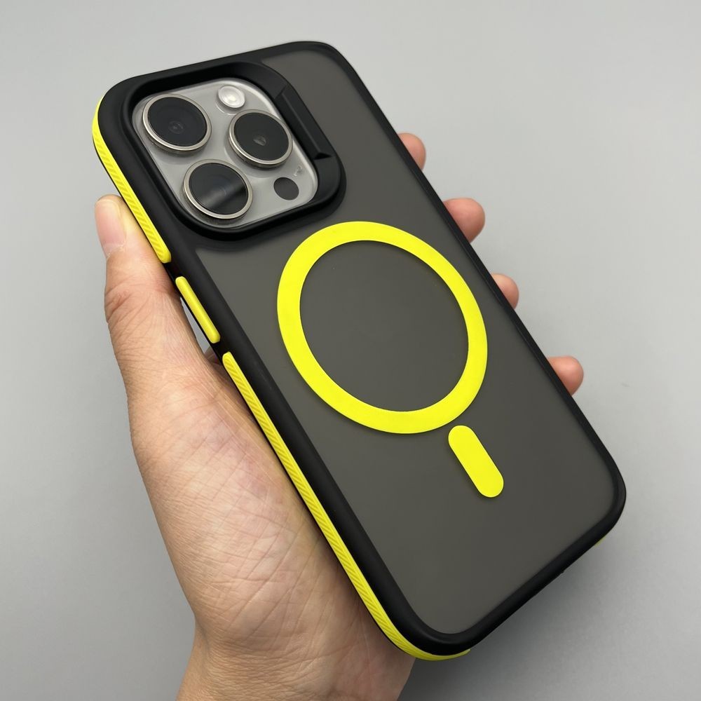 ใหม ่ เคลือบแม ่ เหล ็ กสําหรับiPhone 15 ProMaxกันกระแทกและป ้ องกันการหล ่ นกรณีiPhone 11 12 13 14 15 Pro Max iPhone 14/15 Plusสีทึบป ้ องกันปลอก