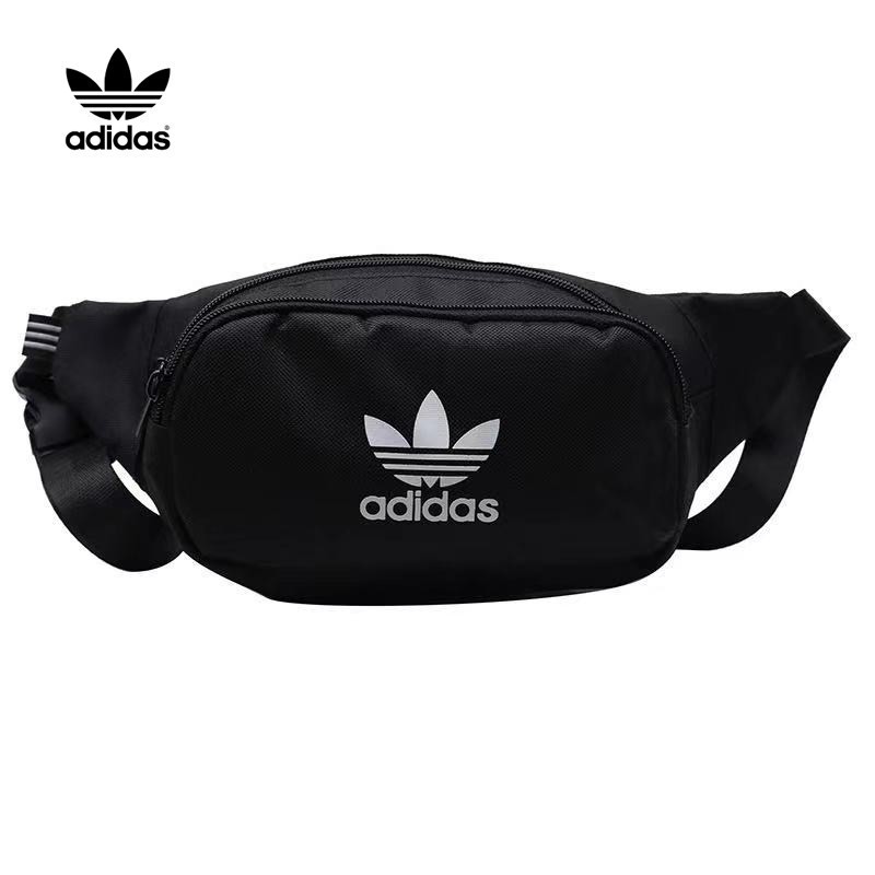 Adidasกระเป๋าวิ่งกระเป๋าสะพาย Man and Women Travel Waist Bag(สินค้าขนาดกว้าง20cmสูง12cm,ความยาวของเส้น110cm)
