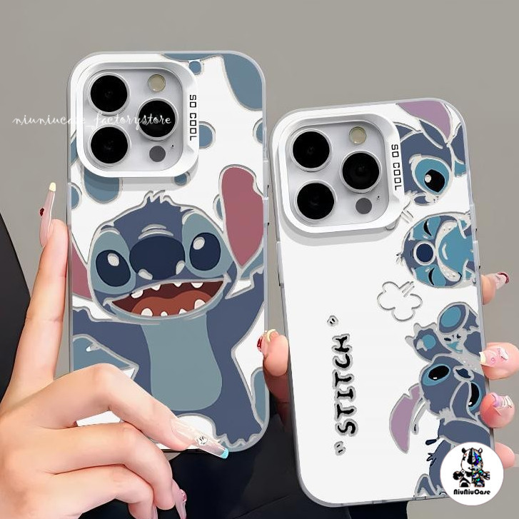 สำหรับ 13 12 14 11 15 Pro Max XR X Plus XS SE 7 8 น่ารัก Stizzy การ์ตูนรูปแบบกรณีโทรศัพท์กรณียากกันกระแทกและป้องกันการตก