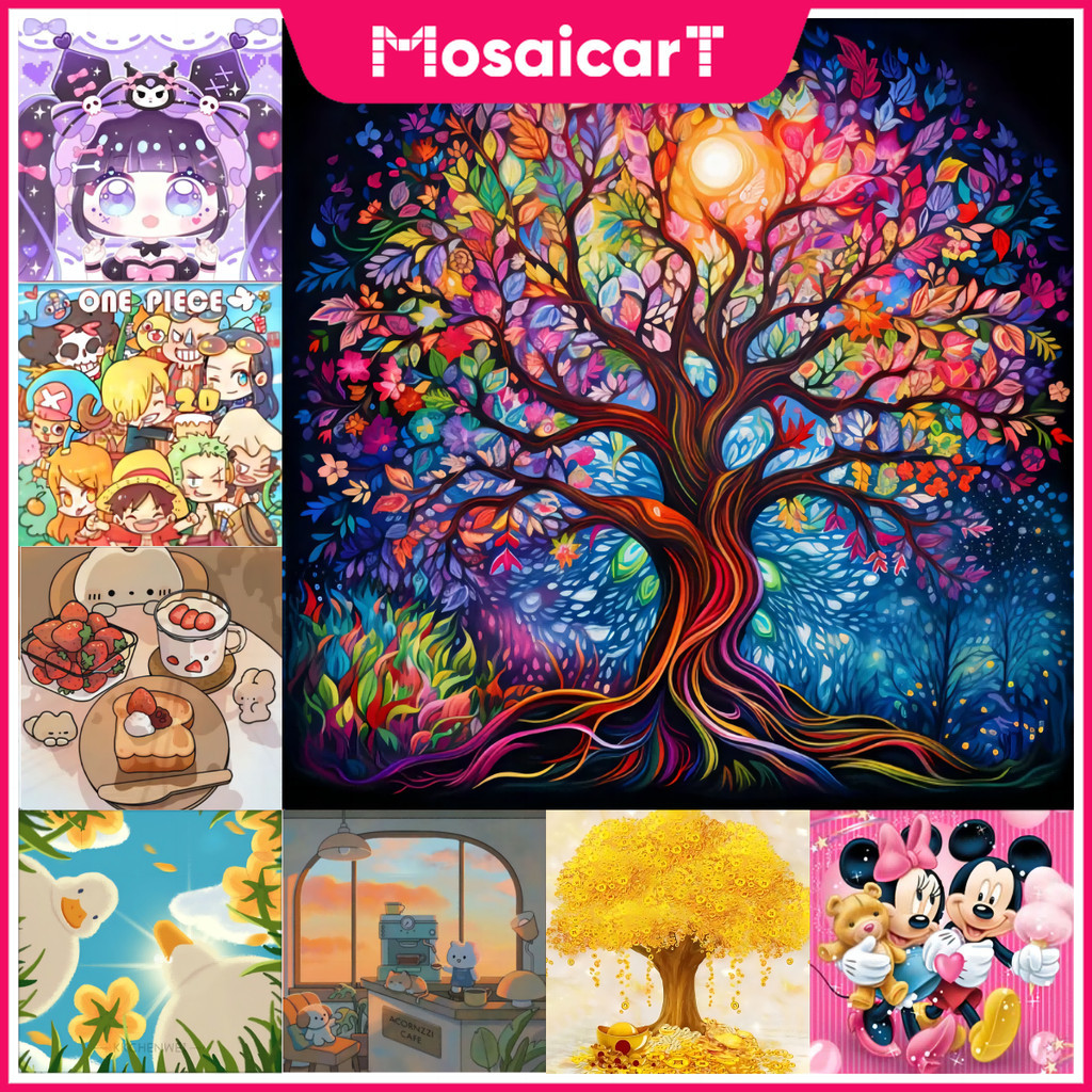 【MA คลังสินค ้ าพร ้ อม 】 Sanrio Handmade 5D Diamond Painting Set ภาพวาดเพชรเครื ่ องมือเจาะเต ็ มรูปแบบ DIY การศึกษา Handcrafts ของขวัญตกแต ่ งบ ้ าน
