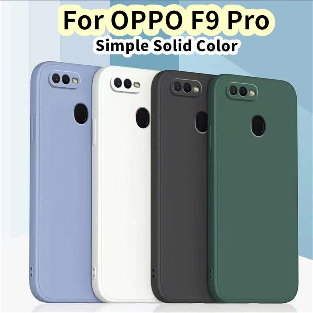 สําหรับ OPPO F9 Pro Silicone Full Cover Case Drop และทนต ่ อการสึกหรอ