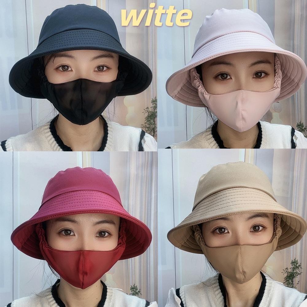 Witte หมวกบักเก็ต ป้องกันฝุ่น ป้องกันรังสียูวี เหมาะกับใส่ทํางานเกษตรกรรม กลางแจ้ง
