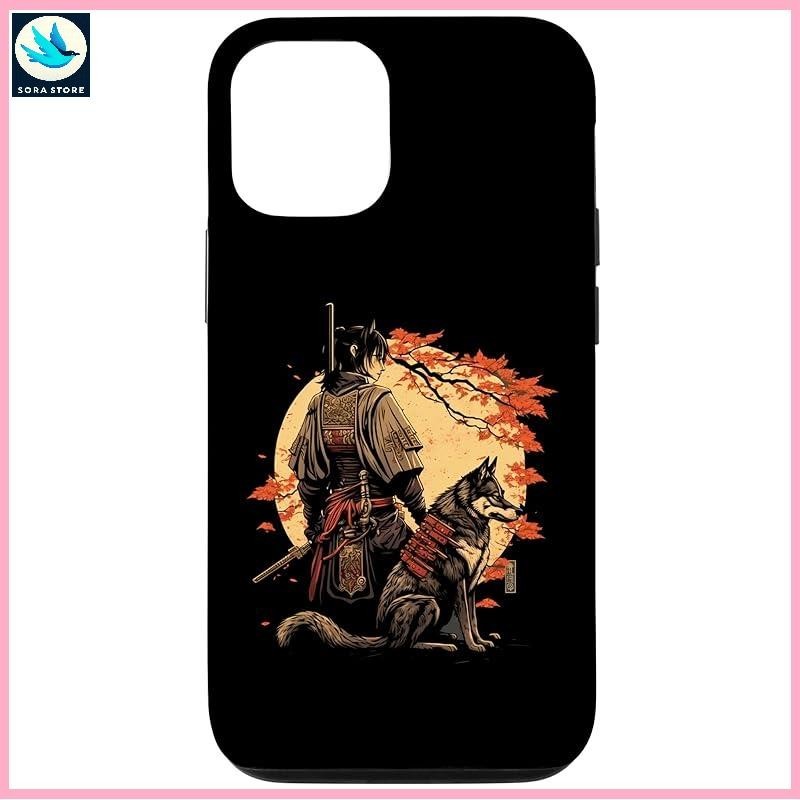 iPhone 15 Japan Art Ninja Ukiyoe Anime Style Samurai Monster Sword Phone Case