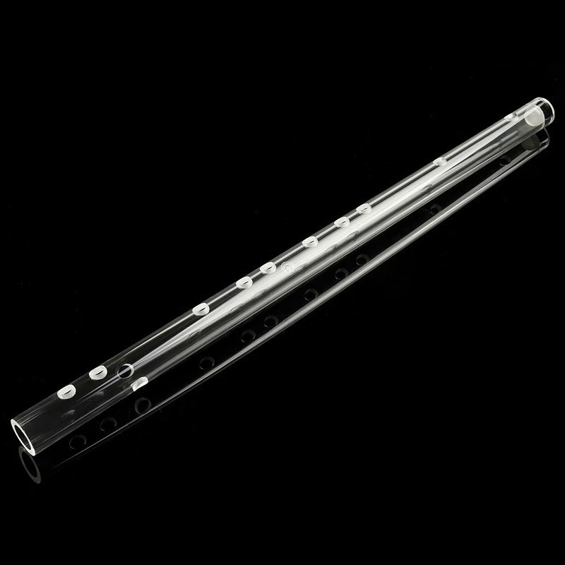 Transparent Acrylic Flute for Woodwind Instrument, 6 Holes, Musical Instrument, High Quality, DIZI F
