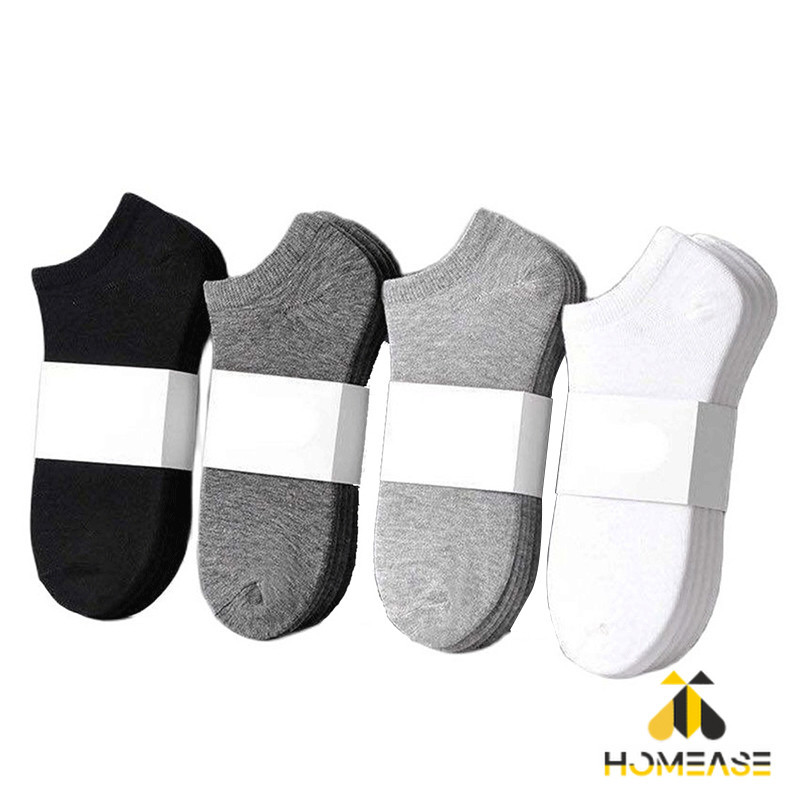 HA ถุงเท้าข้อสั้น ใส่ได้ทุกฤดูกาล ถุงเท้าซับเหงื่อ Men's socks
