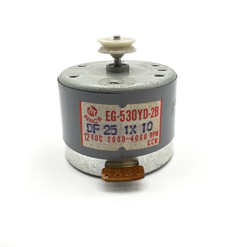 1 PC 530 Two-Speed CCW มอเตอร์เข็มขัดล้อ 12V DC CCW สําหรับ cassette สํารับเทปบันทึก