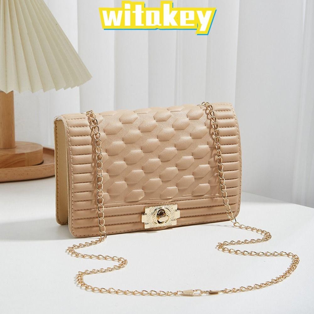 Witakey Phone Bag, Mini Chain Strap Crossbody Bag, Fashion PU Leather Wallet Women
