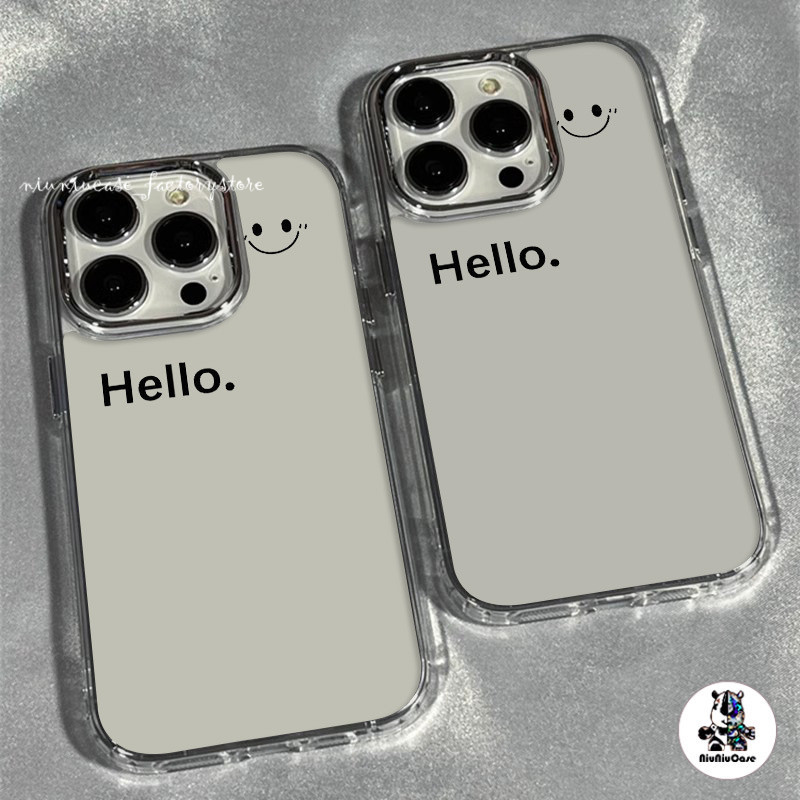 สำหรับ iPhone 13 12 14 11 15 Pro Max XR X Plus XS SE 7 กรณีโทรศัพท์โปร่งใสยิ้ม Emoji รูปแบบเคสนิ่ม กันกระแทกเลนส์ป้องกัน