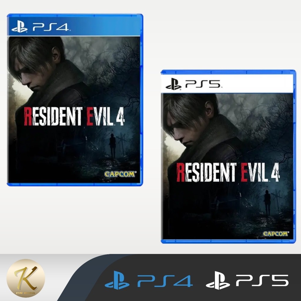 แผ่นเกมส์ ​RESIDENT EVIL 4 REMAKE (PS4 / PS5) (ASIA / ZONE 3)  สินค้าพร้อมจัดส่ง