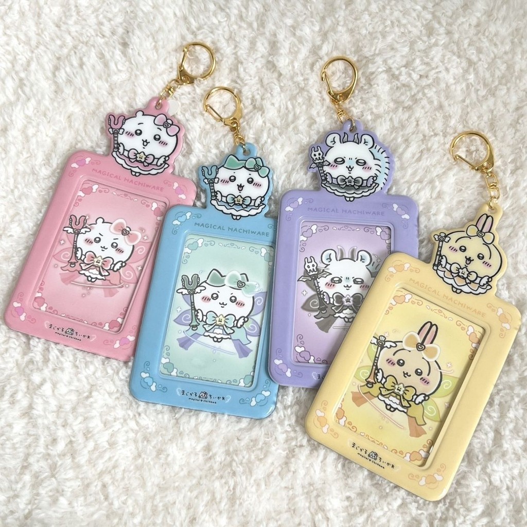 Galici Chiikawa Magic Girl Collection Card Case/Hachiware Usagi Three Inch Card Storage Protective Case Display Hanger