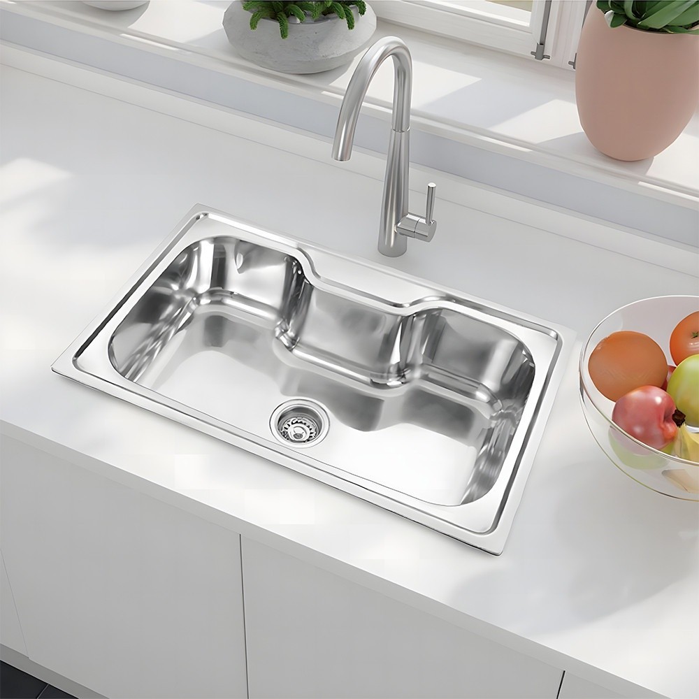 LOCAL789 CLOSE อ่างล้างจาน 1หลุมไม่มีที่พัก 50x80x23 ซม. ALDEN ร้านอยู่ในไทย